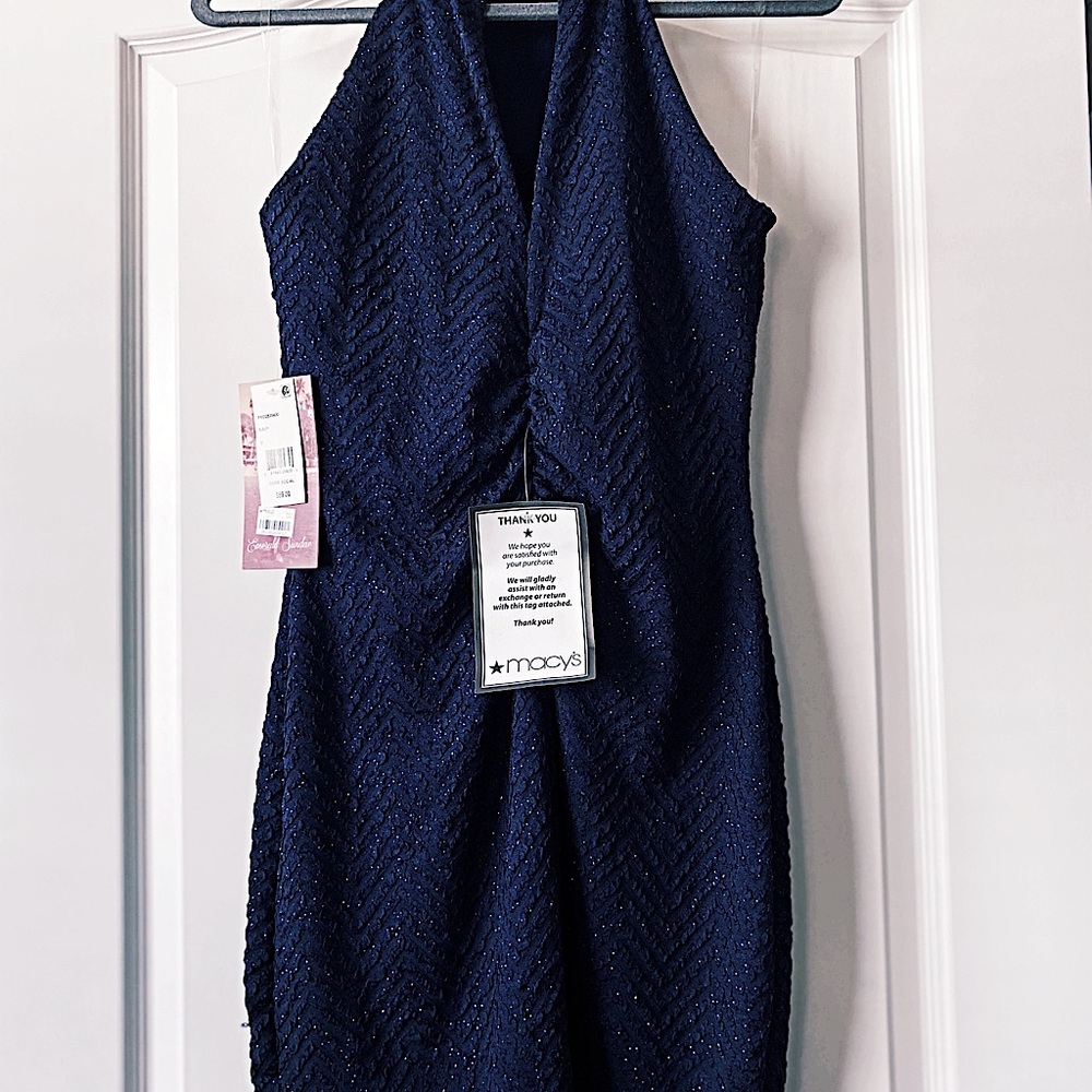 Navy Emerald Sundae Dress - Picture 3 of 5